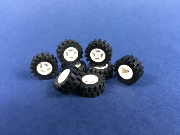 Rad Reifen 3641 4624 Felge R # Lego weiß 20 Stück 